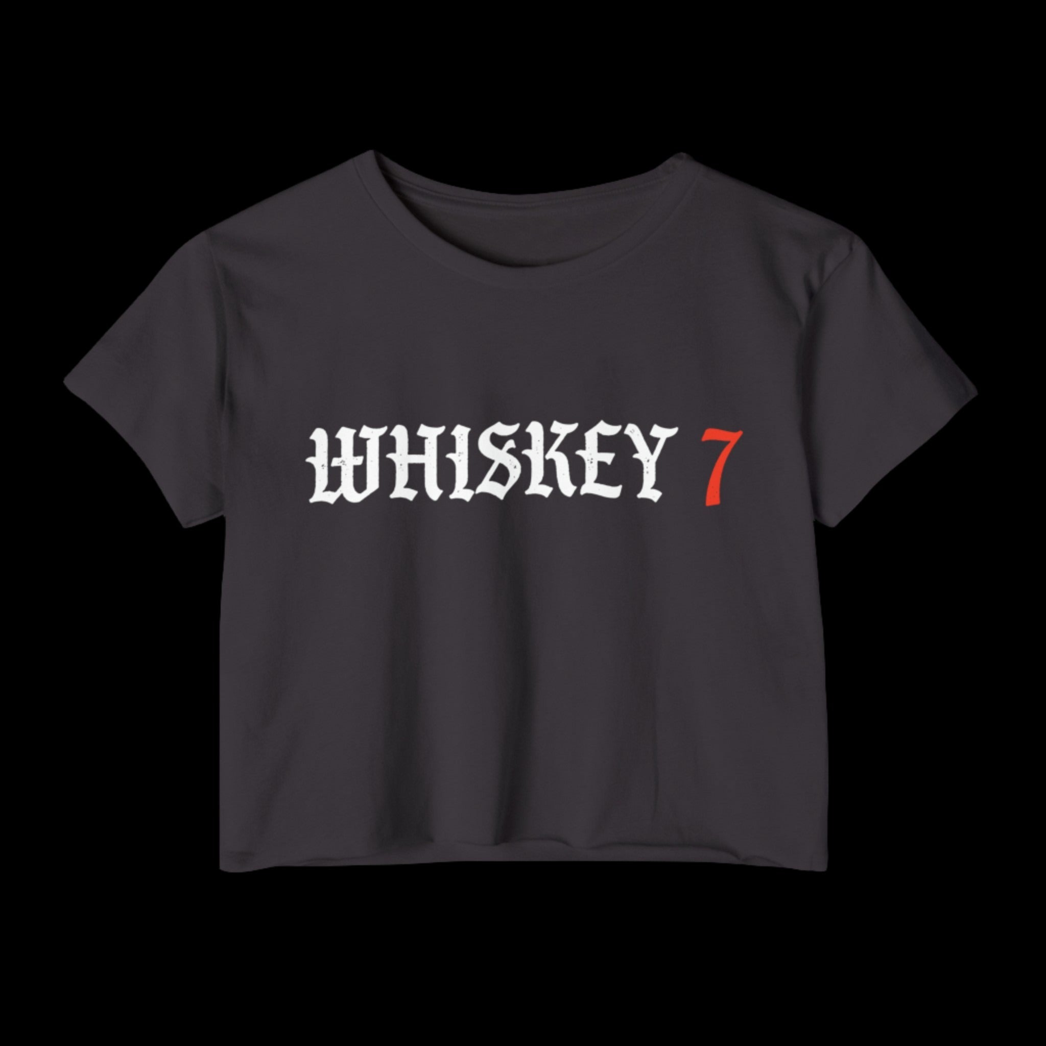Whiskey 7 Shield Crop Top
