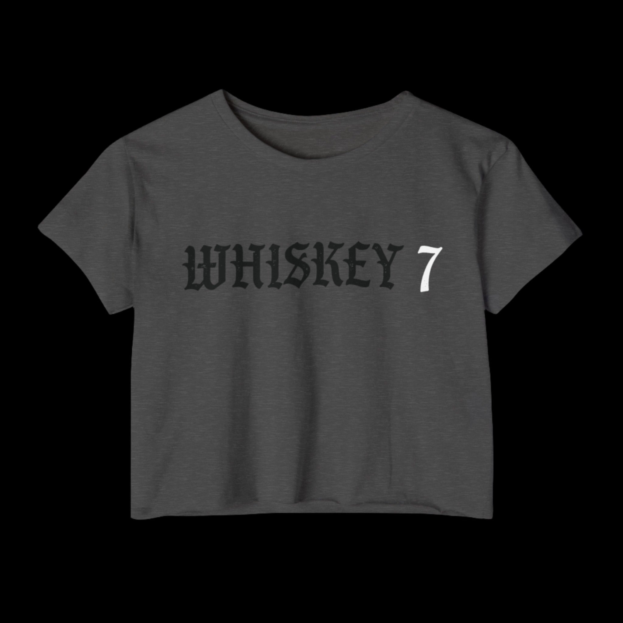 Whiskey 7 Shield Crop Top