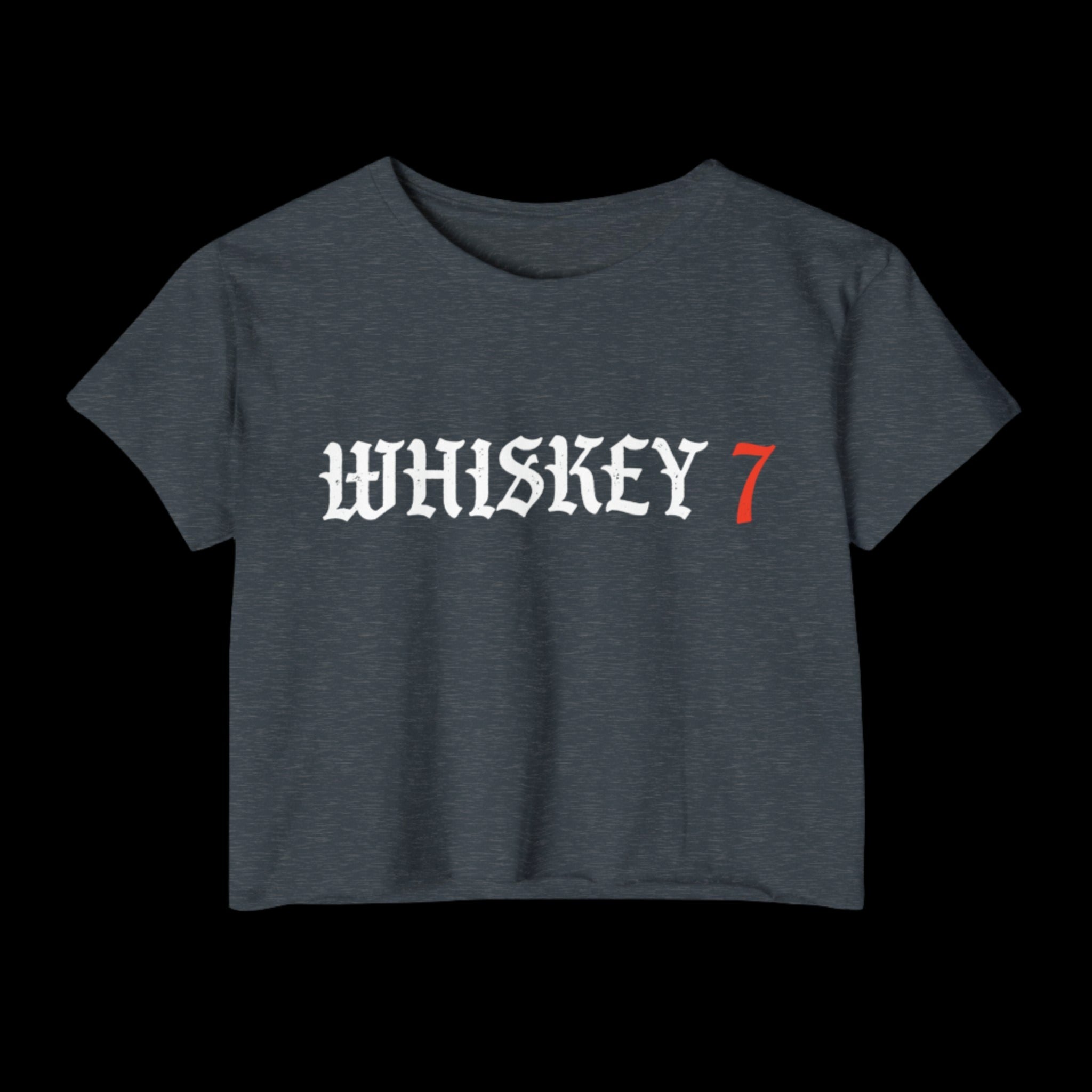 Whiskey 7 Shield Crop Top