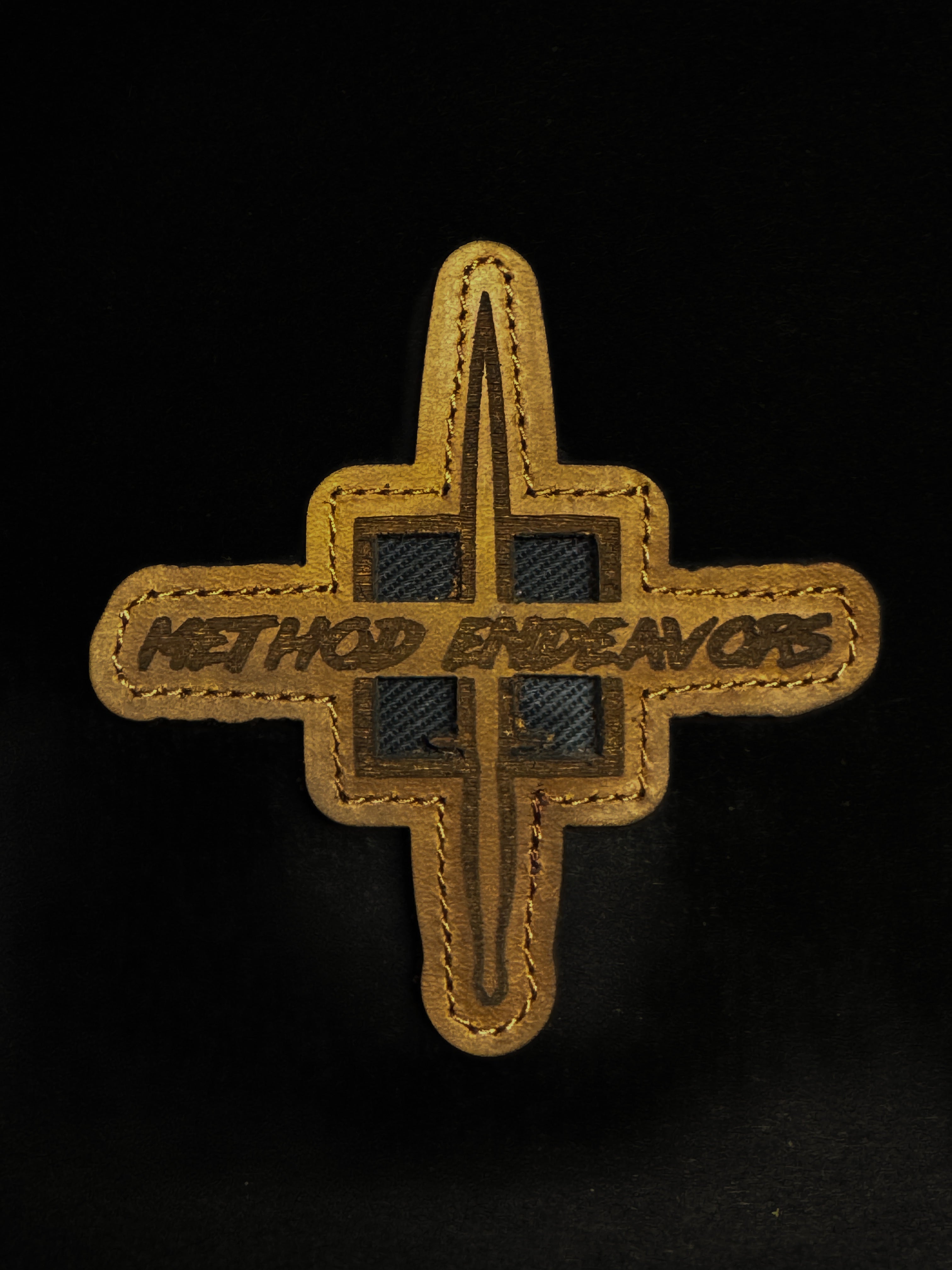 Method Endeavors- Logo Patch w/Black Denim