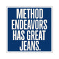 Method Jeans Sticker