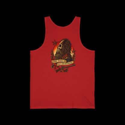 "Lord, Make Me Fast and Accurate" Tank