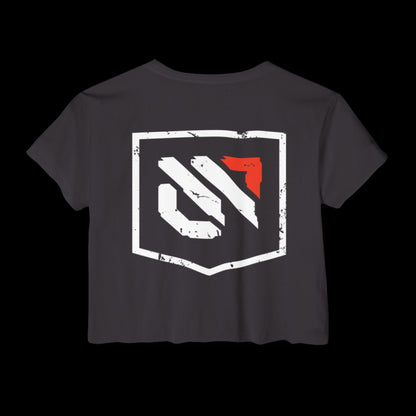 Whiskey 7 Shield Crop Top