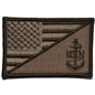 Navy SCPO Senior Chief Petty Officer USA Flag - 2.25x3.5 Patch