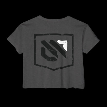 Whiskey 7 Shield Crop Top