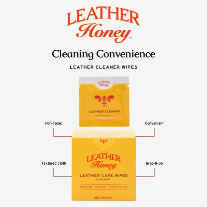 Leather Care Wipes (10 Pack)