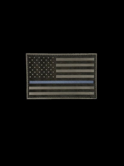 American Flag Thin Line Patches
