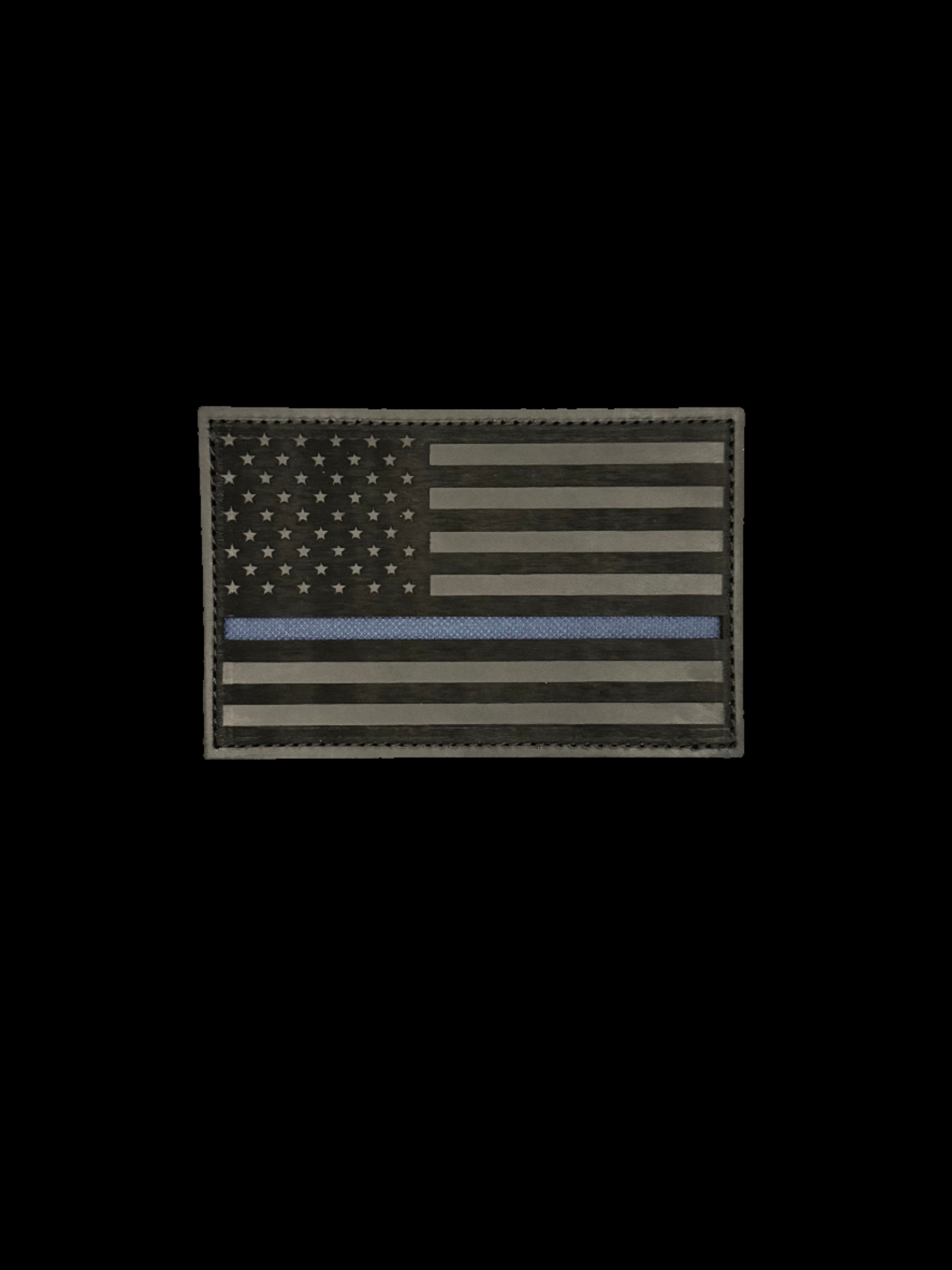 American Flag Thin Line Patches