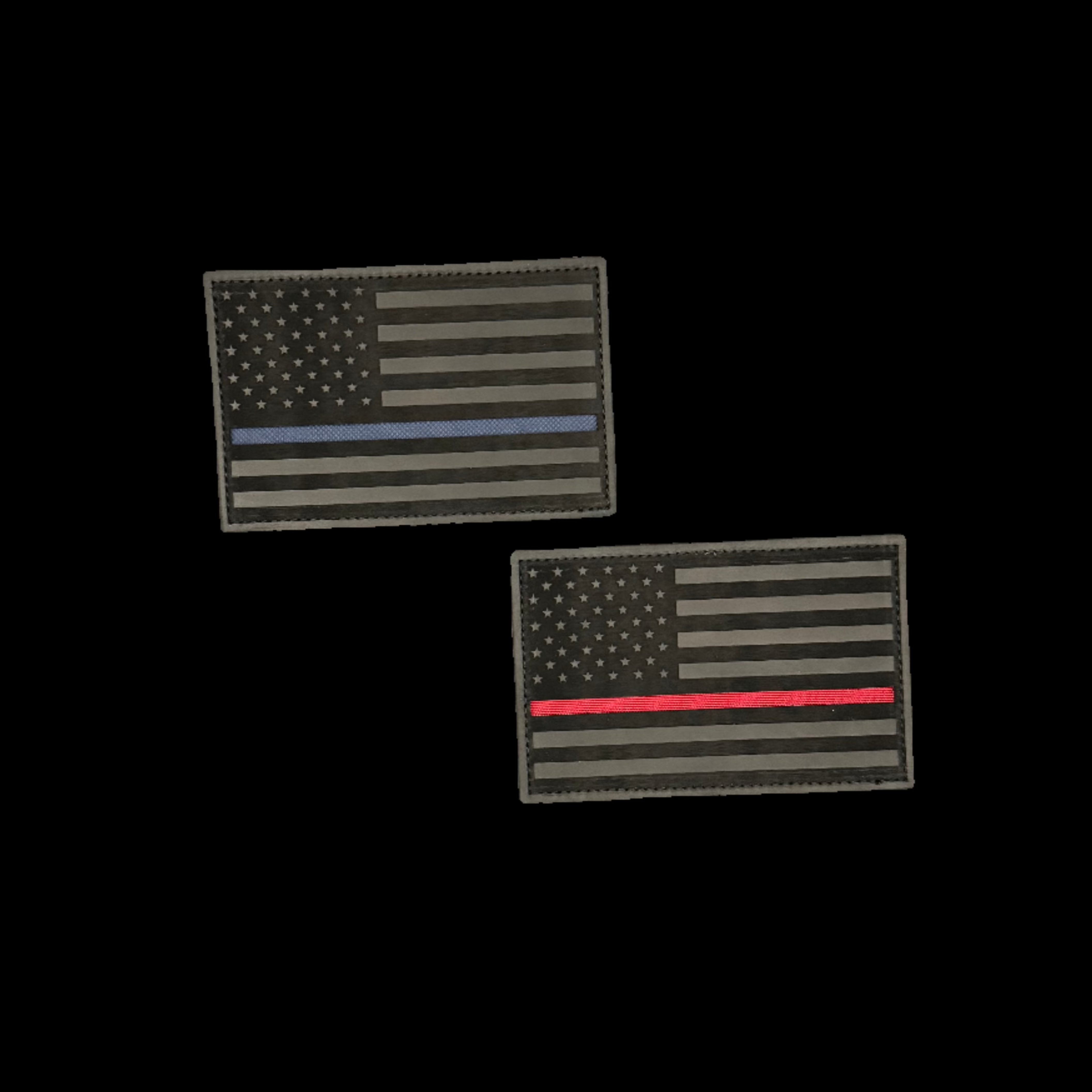 American Flag Thin Line Patches