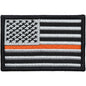 Thin Orange Line Search & Rescue USA Flag - 2x3 Patch