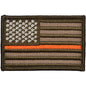Thin Orange Line Search & Rescue USA Flag - 2x3 Patch