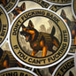 Don't Fucking Bark If You Can't Fucking Bite - 3.5 inch Sticker