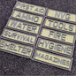 Preppers Patch Pack - 10 Piece Set - 1x3 Patches